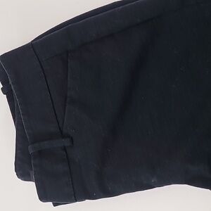 ANN TAYLOR FACTORY Women's Black Cotton/Spandex Straight Leg Pants- Size‎ 6